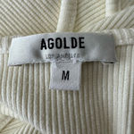 AGOLDE Anthropologie Val Asymmetric Cream Tee Size M NWT Photo 13