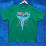 Nirvana “In Utero” Album Grunge Band Graphic T-Shirt Size Extra Large Photo 0