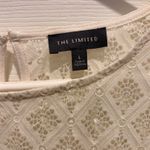 The Limited  Women's Lace Bell Sleeve Blouse‎ Top Women’s Size Large Cream Bridal Photo 3