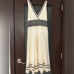 Elegant White and Black Women's Dress Size 10 Photo 3