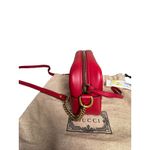 Gucci  NWT GG Matelasse Leather Mini Marmont Crossbody Bag in Red Photo 10
