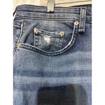 Rag and Bone Slim Boyfriend Jeans Medium Wash Distressed Low Rise Women's Size 33 Photo 3