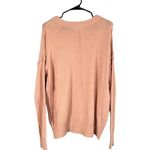 Kaisely Kaisley Pink Cotton Blend Long Sleeve Oversized Pullover Knit Sweater Women Sz M Photo 1