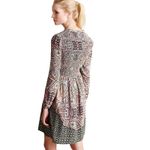 Anthropologie MAEVE Women’s Tiled Amethyst Smocked Shirt Dress medium Photo 1