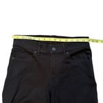 EXPRESS Wide Leg High Rise Fringe Hem Jeans in Washed Black, Sz 2 Short Photo 8