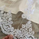 Stella York 6064 style wedding dress mermaid lace straps zip up bustles Size 6 Photo 7