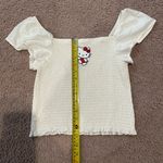 Hello Kitty  SANRIO Coquette Ruffle Sleveless Crop Top Photo 4