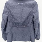 Hunter Women's Navy Blue Quilted Long Sleeve Collared Jacket Size 4 Photo 0