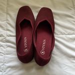 Vivaia burgundy Maryjane style flats. Size 36 size 5.5/6 Red Photo 1