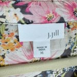 J. Jill Cotton Silk Colorful Floral Semi Photo 2