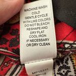 Melissa Paige Boho Peasant Tunic Top Red Paisley Print Long Sleeve Size M Photo 15