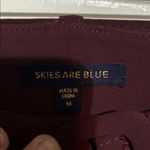 Skies Are Blue  Women's Burgundy Pantsuit‎ Photo 1