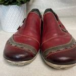 Remonte Antiqued Dark Red Leather Slip On Comfort Shoes Women US 8.5/ EU 39 Photo 1