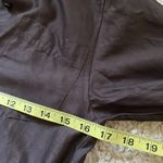 Diane Von Furstenberg DVF Made in Italy lightweight brown silk blend button down swim cover dress Photo 7