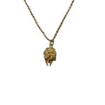 Disney Star Wars Millennium Falcon Gold Charm Necklace Dainty Sci-Fi Fan Jewelry Photo 1
