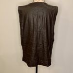 Reba faux fur/faux leather zip front vest XL Photo 1