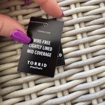 Torrid NEW WITH TAGS Wire Free Mid Coverage Lattice 1 Piece SwimSuit 2 Photo 5