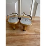 Metaphor Womens  Nenita Gold Strappy Dress 2.29" Heel Sandal  Size 7 Eur 38.5 Photo 4