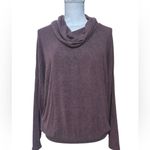 White Crow  Cowl Neck Batwing long sleeve shirt sweater size large Photo 1