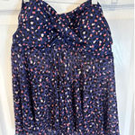 Kona Sol  Blue Animal Print Twist‎ Front Tummy Control Tankini Swim Top Photo 0