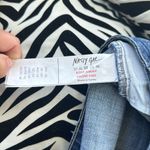 Nasty Gal  Ripped Distressed Denim Mini Skirt Blue 6 Photo 5