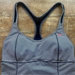 Nike Athletic Sleeveless Racerback Striped Workout Tank Top Size Large Photo 3