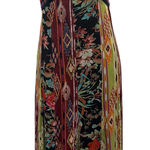 Anthropologie  Boho Multi-Print Embroidered V-Neck Maxi Dress Art-to-Wear Fairy Photo 0
