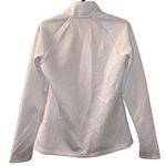 Adidas White  Textured Jacket Chevron Size Small Photo 1