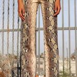 I am gia I.AM.GIA Brandy Snakeskin straight Pant Photo 4
