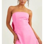 Altar'd State  Bow Dress Mini Strapless Photo 1