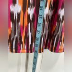 Michael Kors  Abstract Print‎ Long Sleeve Zip Front Flowy Midi Dress Size Small Photo 5