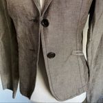 United Colors Of Benetton Benetton • Taupe Tan Grey Button Front Blazer Photo 19