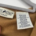 WHITE STAG Camel Brown V Neck Button Front Sleeveless Long Vest Sweater 18W 20W Size undefined Photo 2