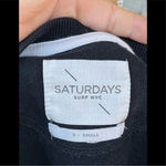 Saturdays Surf NYC pullover sweatshirt XS Black Photo 2