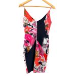 Black Halo  Judy Floral Ponte Sheath Dress Floral Abstract Artsy NWT Size 4 Photo 2