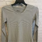 ALBION FIT Albion nylon striped active wear base layer top ladies XS athleisure preppy Photo 4
