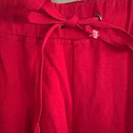 Petite size XL red sweatpants tie waist Photo 3