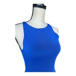 ZARA Vibrant Blue Knit Midi Sweater Dress Size S Photo 5