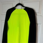 Ralph Lauren LRL Lauren Neon Yellow Black Quarter Zip Long Sleeve Top Size XL Photo 6
