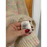 Moth Anthropologie Pastel Confetti Knit Sweater Raglan Crewneck Size Small Photo 2