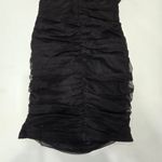 superdown  Sonya Bustier Mesh Dress in Black Photo 7
