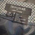 Larry Levine Vintage Signature  Sz: 18 Wool Houndstooth Flat Front Pant. Lined. Photo 5