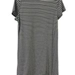 Elie McCarthy Tshirt Pocket Tee Short Sleeve Striped Dress Womens Medium Blue Photo 7