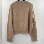 ANINE BING  Kendrick Wool/Cashmere Blend University Paris Sweater in Light Camel Photo 10