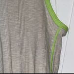 Free People NWOT  Grey and Green Marley Mock Tank Sz Small Photo 2