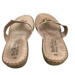 Bella Vita  Italy Leather Upper Multicolor Thong flip flop Sandal. SZ.9 Photo 4