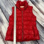 Michael Kors Down Insulated Red Puffer Vest Photo 6