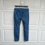 7 For All Mankind Pants The Skinny Moroccan Blue Jacquard 30 7FAM Womens Photo 3