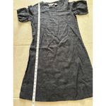 Orvis  Dress Womens 6 Black‎ Linen Puff Sleeve Preppy Minimalist Capsule Classic Photo 6