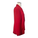 Jennifer Moore Red Blazer Single Button Professional Office Wear Petite Size 14 Photo 2